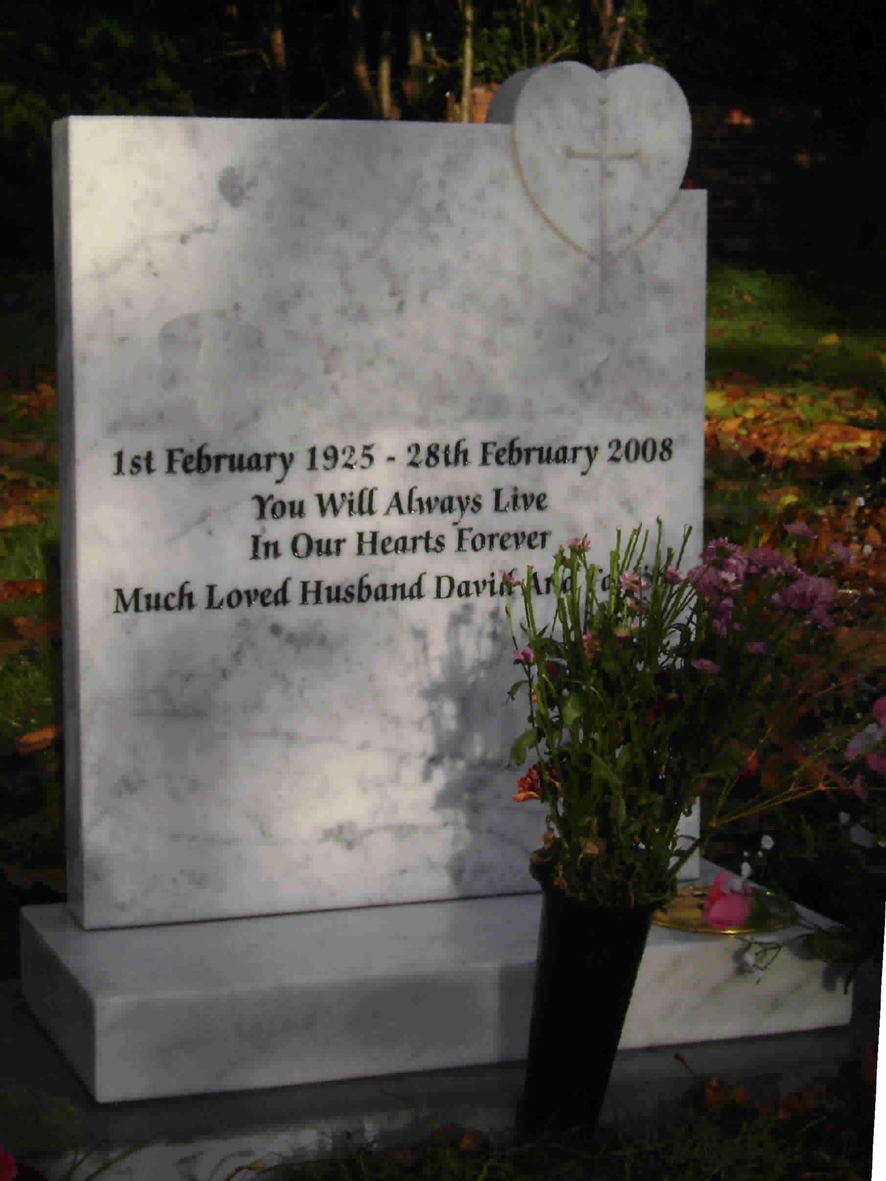 Special Marble Lawn Headstone - Image 2
