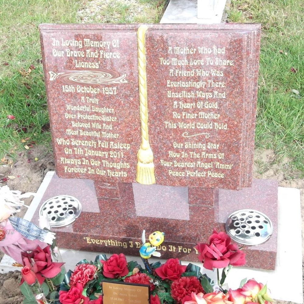 Open Book Headstone - Image 6