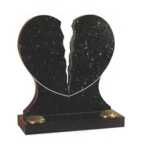 Broken Heart Headstone