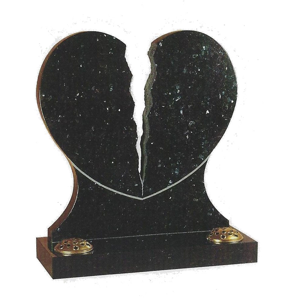 Broken Heart Headstone