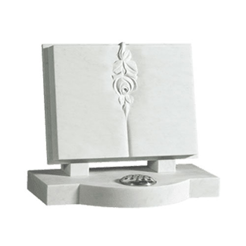 Rose Book Lawn Headstone