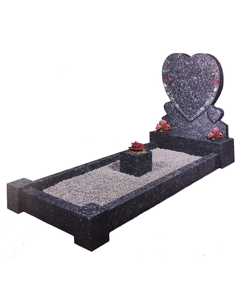 Heart Memorial With Kerbs