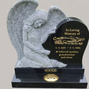 Angel Memorial Black & Gold